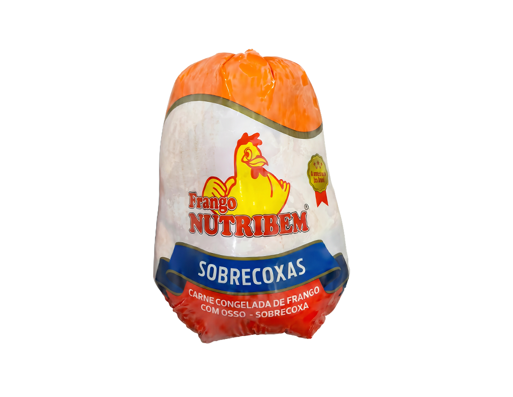 SOBRECOXAS DE FRANGO CONGELADAS COM OSSO NUTRIBEM (CX 20 KG)